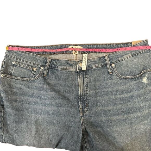 NWT Madewell Mid-Rise Perfect Vintage Jean Ainsdale Knee-Rip Size 24W - Picture 15 of 16